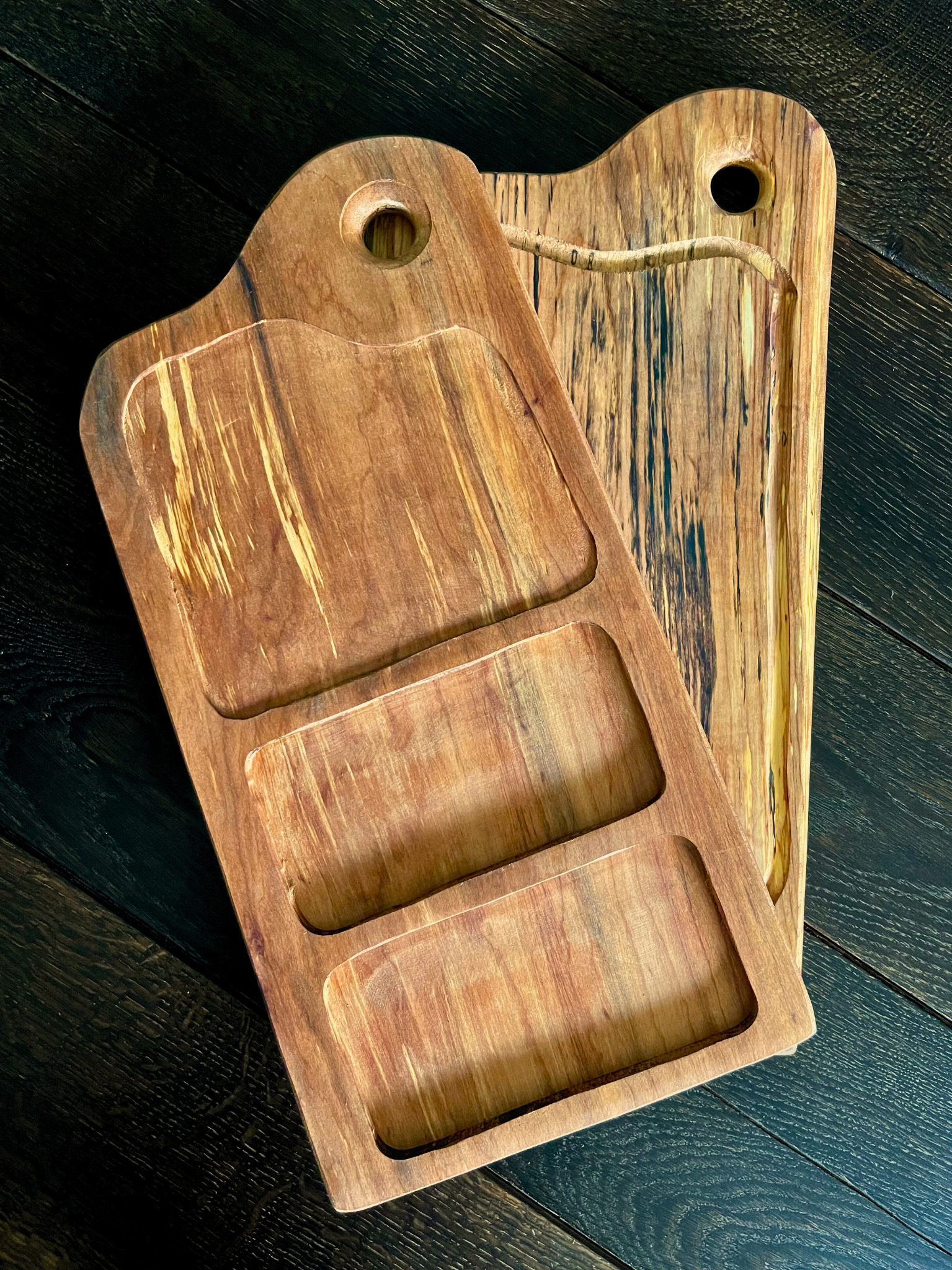 Tabla Doble Cara para Picoteo/Asado 50cm - Veta Indómita