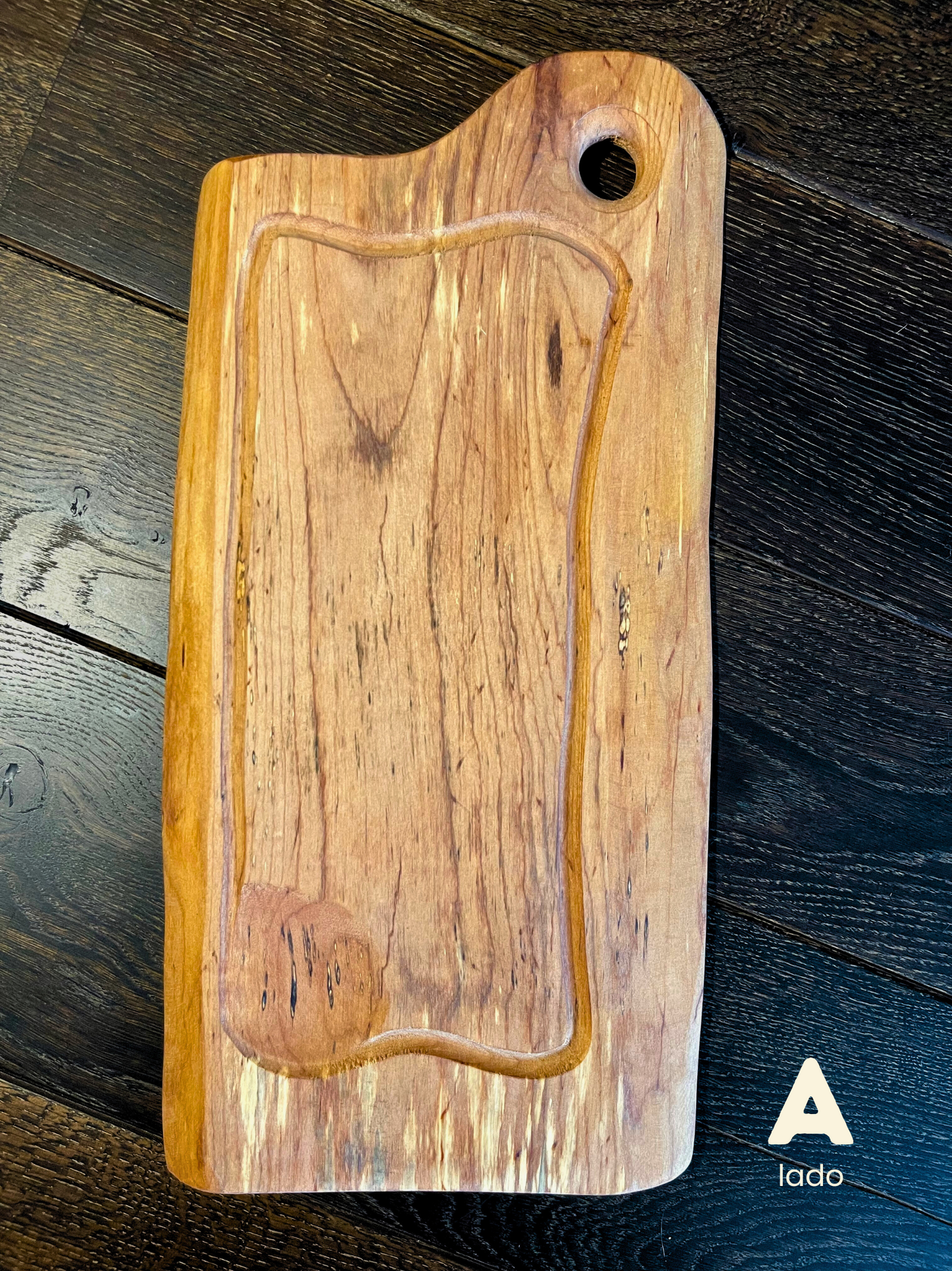 Tabla Doble Cara para Picoteo/Asado 50cm - Veta Indómita