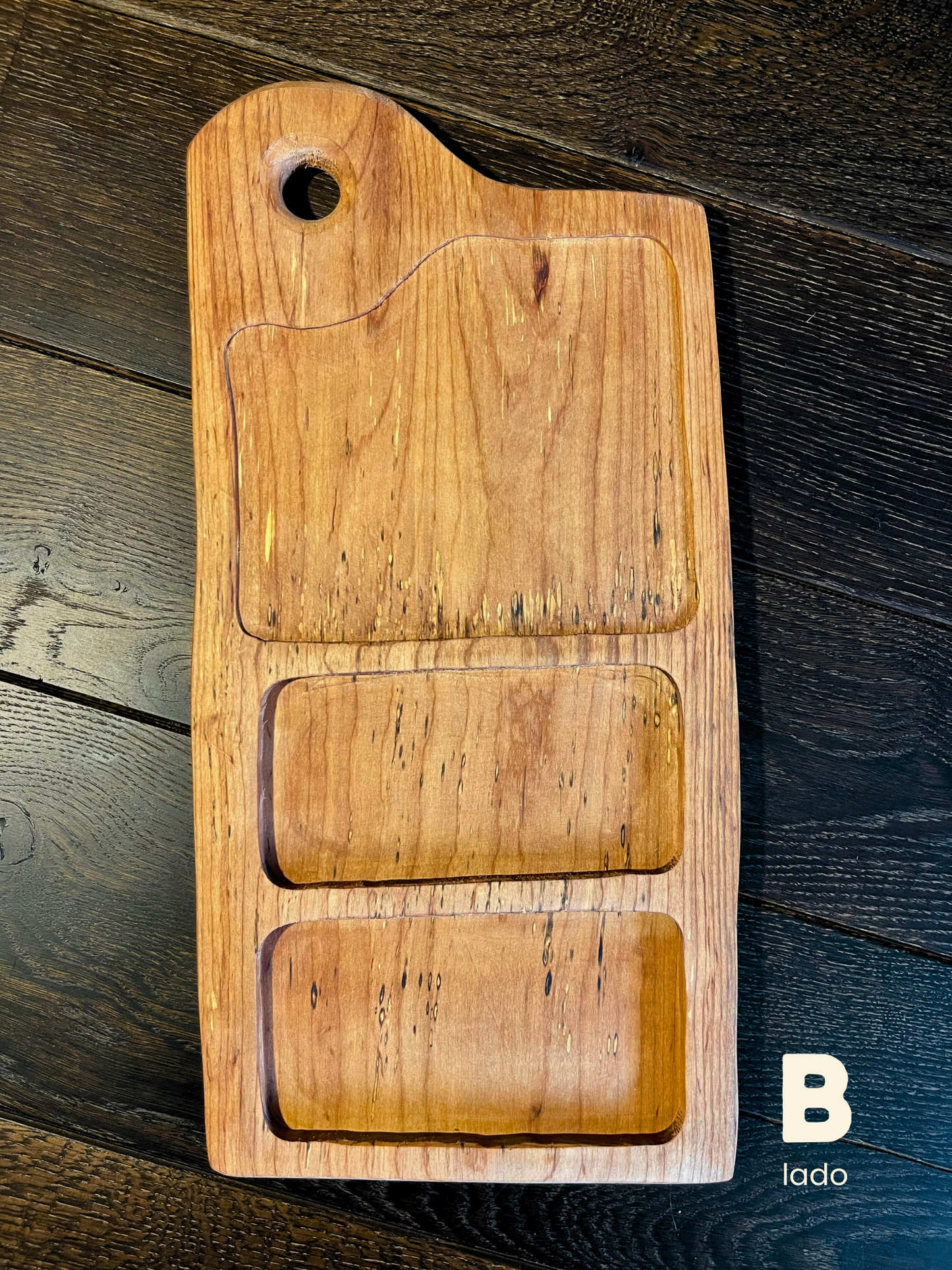Tabla Doble Cara para Picoteo/Asado 50cm - Veta Indómita
