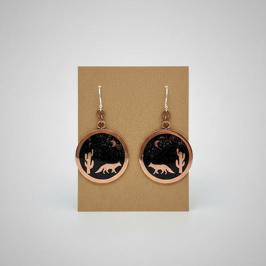 Aros de Cobre y Piedra Natural Reconstituida | Fauna Chilena