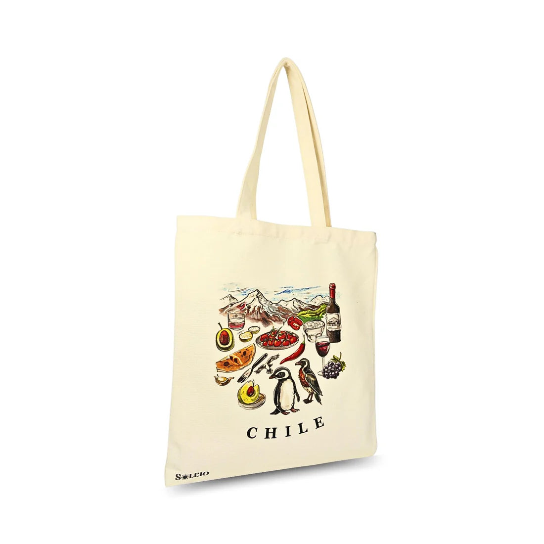 Bolsa de Lona Ecológica Chile 37x33 cm | Tote Bag