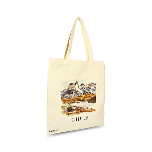 Bolsa de Lona Ecológica Chile 37x33 cm | Tote Bag