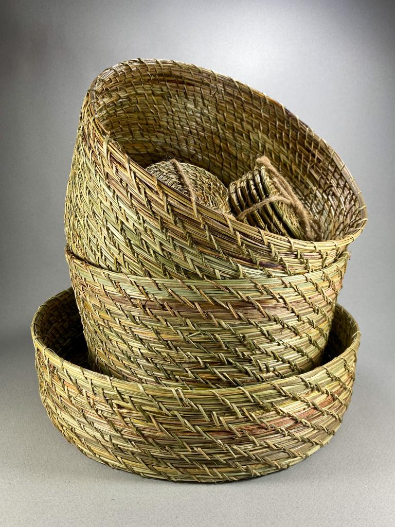 Canasto Organizador de Manila XL Bajo – 30x10 cm - Veta Indómita