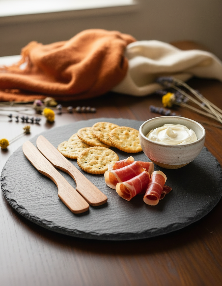 Set de 2 cuchillo de madera 14CM