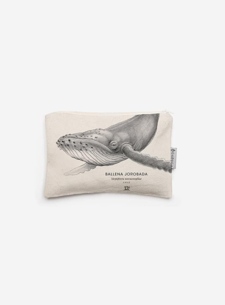Estuche de Algodón 20x13 cm – Ilustración de Fauna Chilena