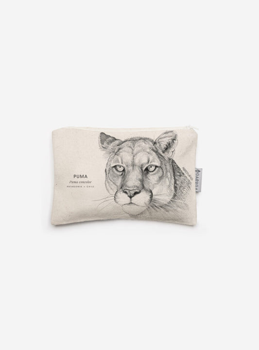 Estuche de Algodón 20x13 cm – Ilustración de Fauna Chilena - Veta Indómita