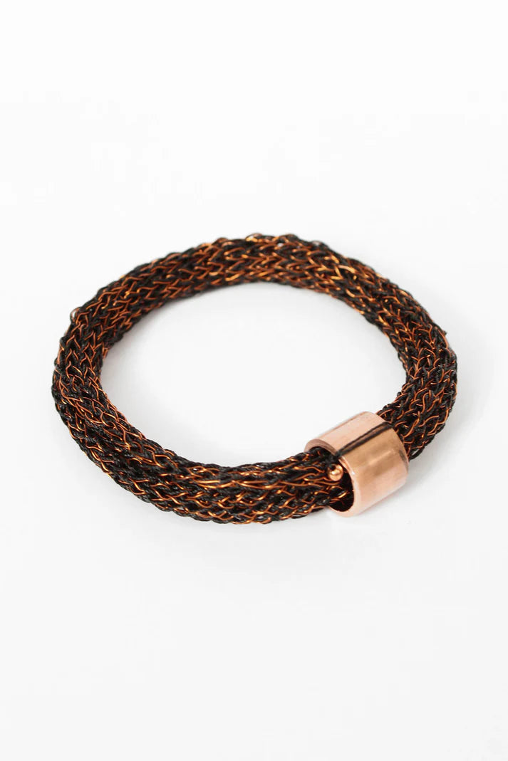 Pulsera Gala de Cobre Tejido | Joyería en Cobre