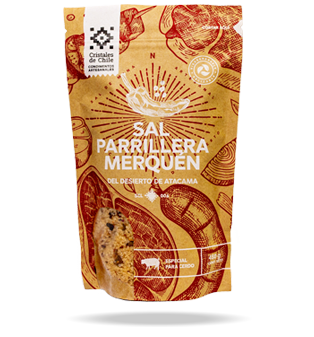 Sal Parrillera Merquén 450 gr. | Sal del Desierto de Atacama.