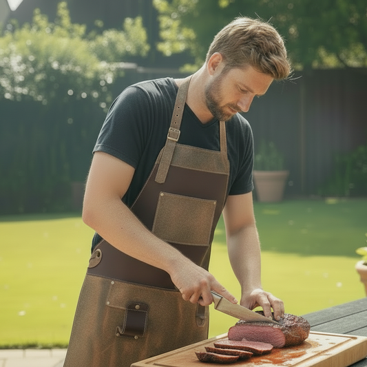 Pechera de Cuero para Asador | 100% Cuero Natural