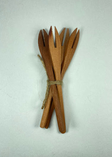 Set de 4 pinchos de Raulí 10cm - Veta Indómita