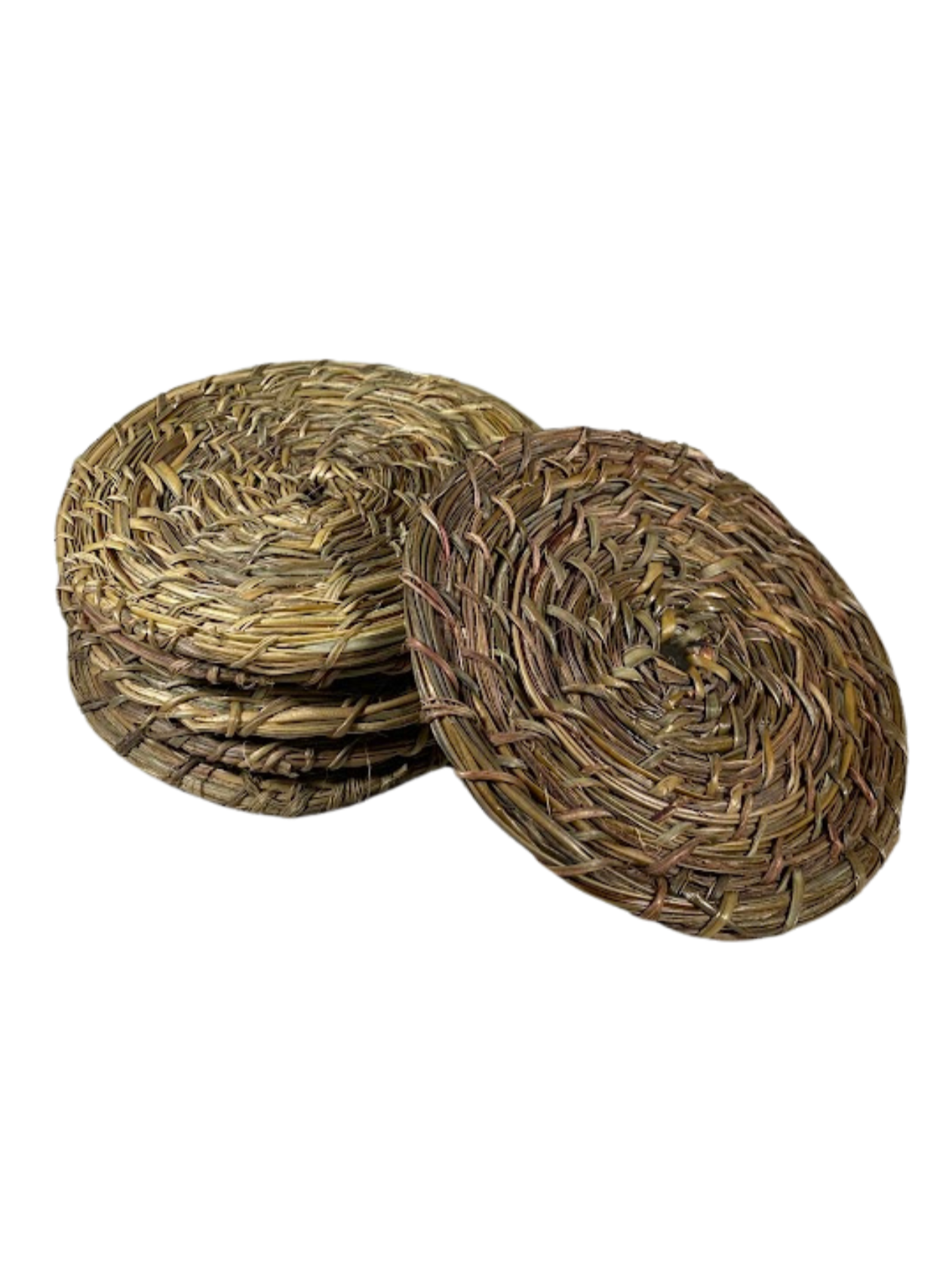 Set 6 Posavasos de Fibra Natural Tejidos a Mano - Veta Indómita