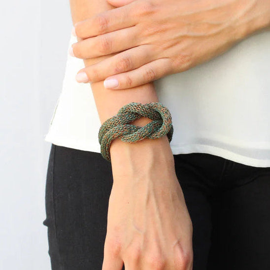Pulsera Bruna Tejido De Cobre | Joyería en Cobre