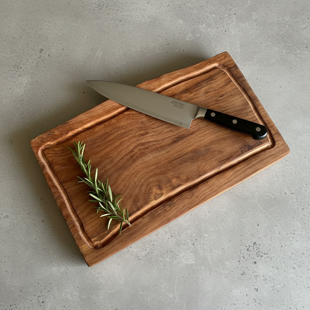 Tabla de Asado Gruesa de Madera Nativa Recuperada – 4,5 cm de Espesor