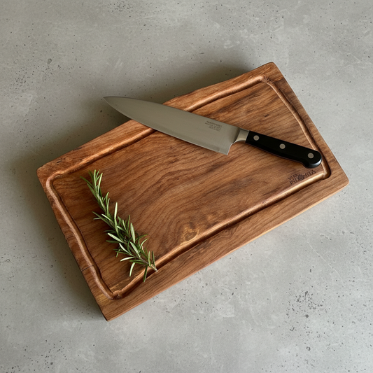 Tabla de Asado Gruesa de Madera Nativa Recuperada – 4,5 cm de Espesor