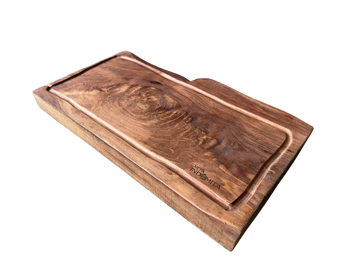 Tabla de Asado Gruesa de Madera Nativa Recuperada – 4,5 cm de Espesor - Veta Indómita