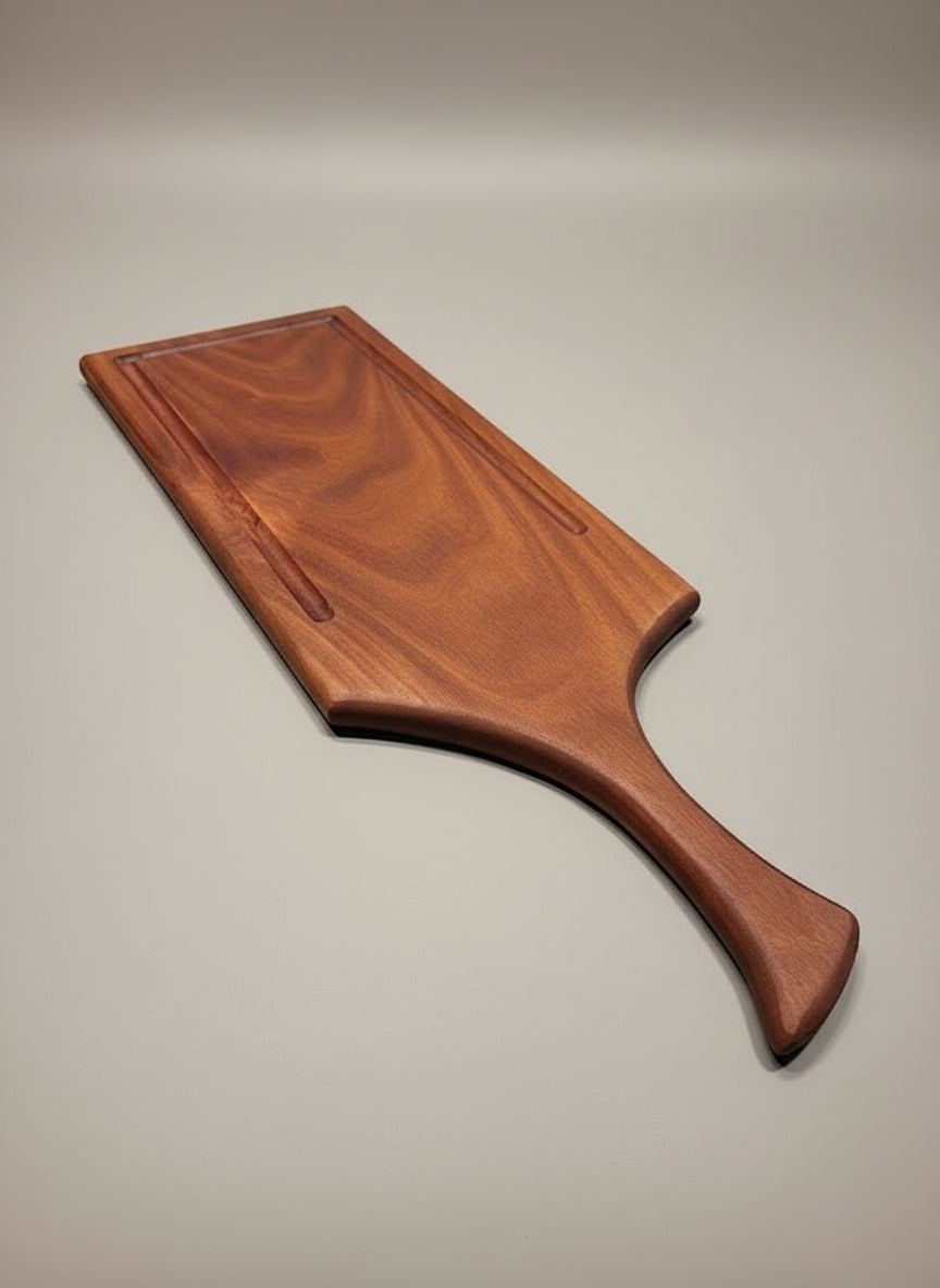 Tabla de Madera Nativa con Mango | Diseño Premium | Hecho a Mano