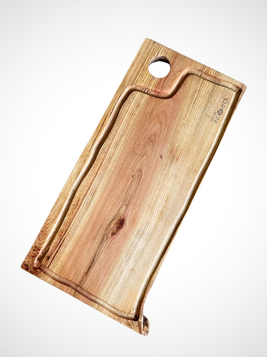 Tabla Rústica de Madera Nativa para Asado – 50 cm
