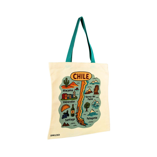 Bolsa de Algodón 40x35cm | Tote Bag Chile