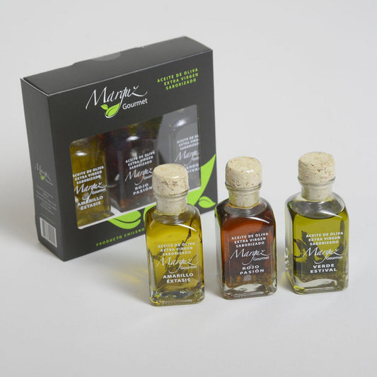 Triple Pack Aceite de Oliva Extra Virgen Saborizado 50 ml